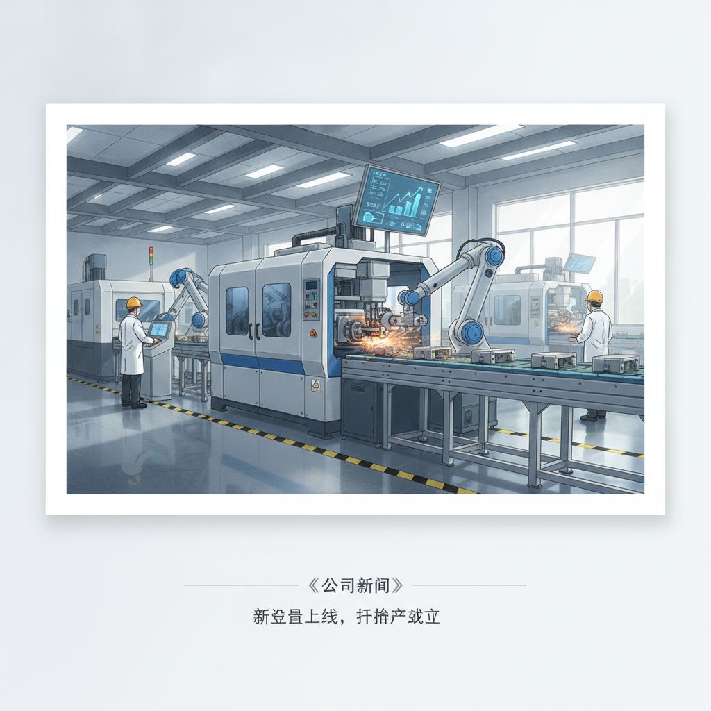 新设备上线，提升生产效率